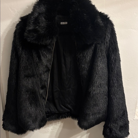 Reformation XS Teddy Jacket 100% Viscose - Picture 5 of 10